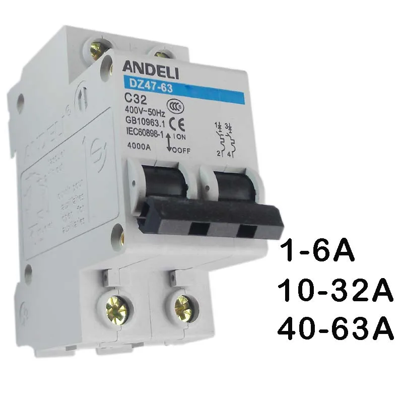

1A-63A 2P vacuum circuit breaker for 400V