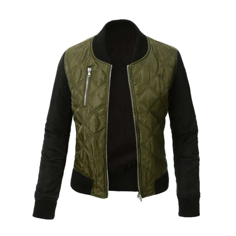 Women Winter Spring Bomber Coat Short Slim Coat Veste