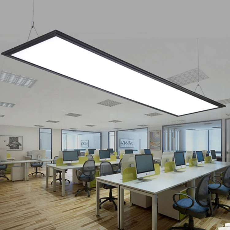 modern Black LED Panel Light Panel Light led integrated ceiling lamp