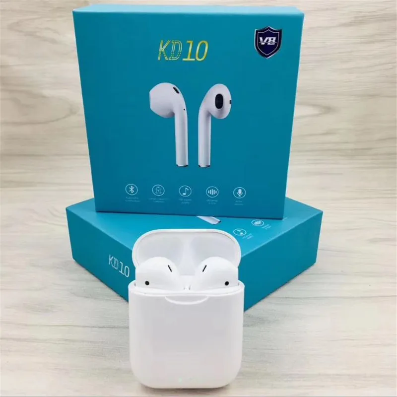 

YULUBU KD10 TWS New Bluetooth5.0 Earphone Touch control Earbuds Wireless charging PK i12 i20 i30 headset headphone for all phone