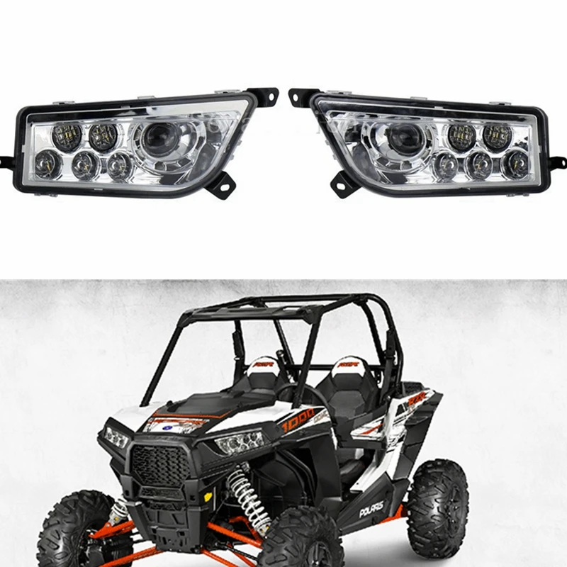 For Polaris RZR 1000 LED Headlight- Polaris RZR 900 Conversion Led Headlight Kit- RZR XP 1000 XP TURBO Lamp