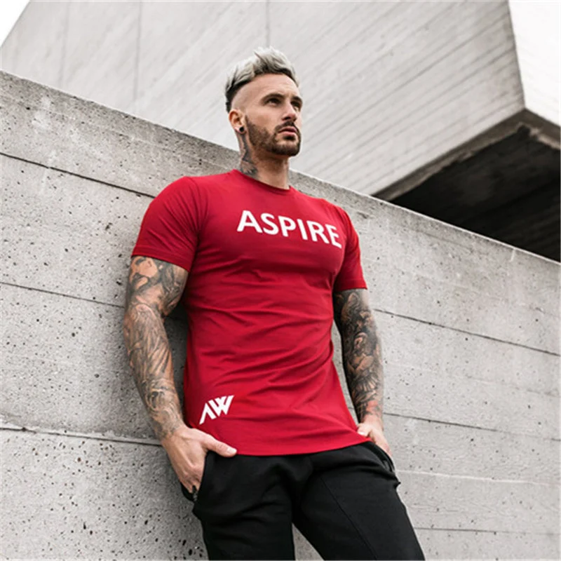 Tights short Sleeves T Shirt Men (2)