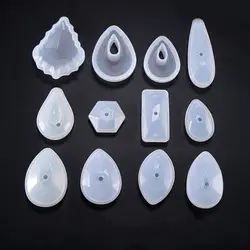 QIAOQIAO DIY силиконовая форма Твердые DIY Подвеска для ювелирных изделий эпоксидное ожерелье на резинке с кристаллами Браслет Серьги