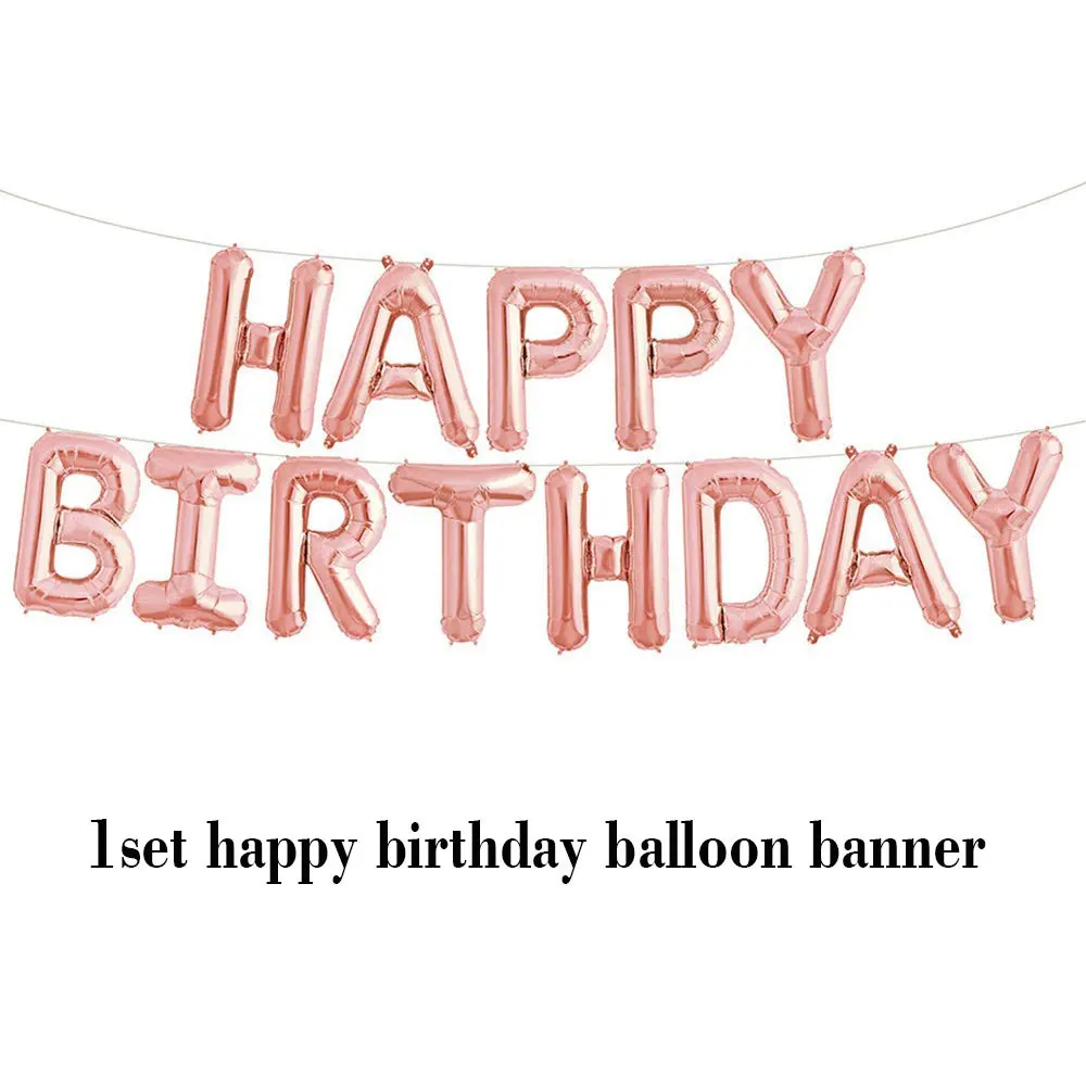 ZLJQ Frist день рождения самолет вечерние воздушные шары 10 шт. 12 дюймов латексный шар для украшения дня рождения детский воздушный шар для мальчика баллон - Цвет: Happy Birthday