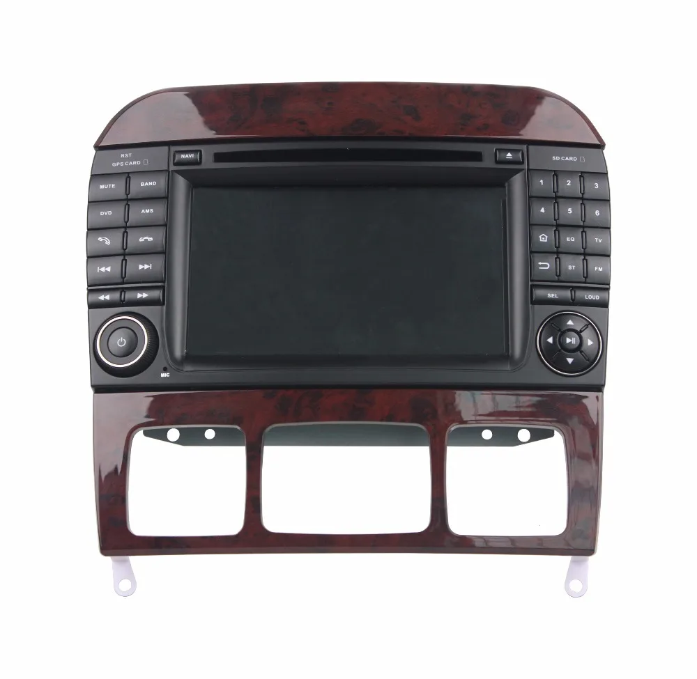 Perfect Android 8.0 octa core 4GB RAM car dvd player for BENZ W220 S280 S320 S350 ips touch screen head units tape recorder radio gps 1