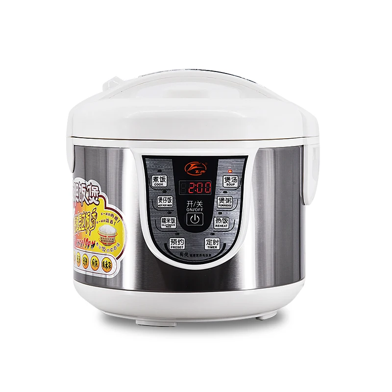 

220V 3L/4L/5L Electric Rice Cooker High Temperature Resistant Ceramic Electric Rice Cooker With English Button EU/AU/UK/US