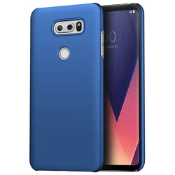 Luxury Hard Matte PC Case - 360° Full Protection Back Cover for LG V30 (Blue)