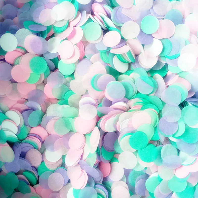 1-Inch-2-5CM-10g-bag-Colorful-Rose-Gold-Tissue-Paper-Confetti-Balloon-Wedding-Birthday-Chrsitmas