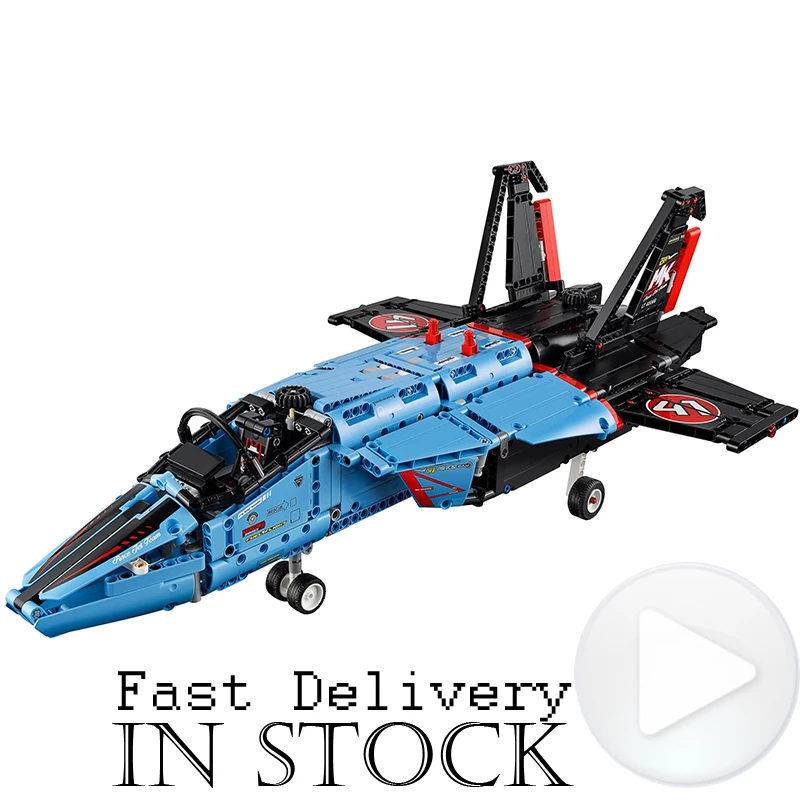 

LEPIN Technic 20031 Air Race Jet Aircraft Model Building Blocks Brick Kits DIY Model Toys for children 1151pcs Compatible 42066