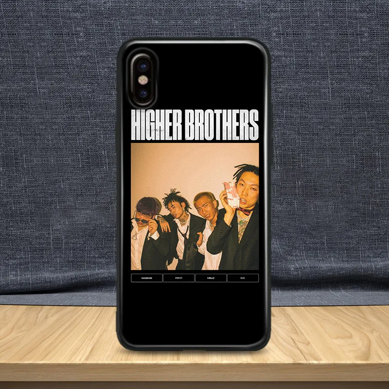 

Higher Brothers Rapper rap Soft Silicone Phone Case Cover Shell For Apple iPhone 5 5s Se 6 6s 7 8 Plus X XR XS MAX