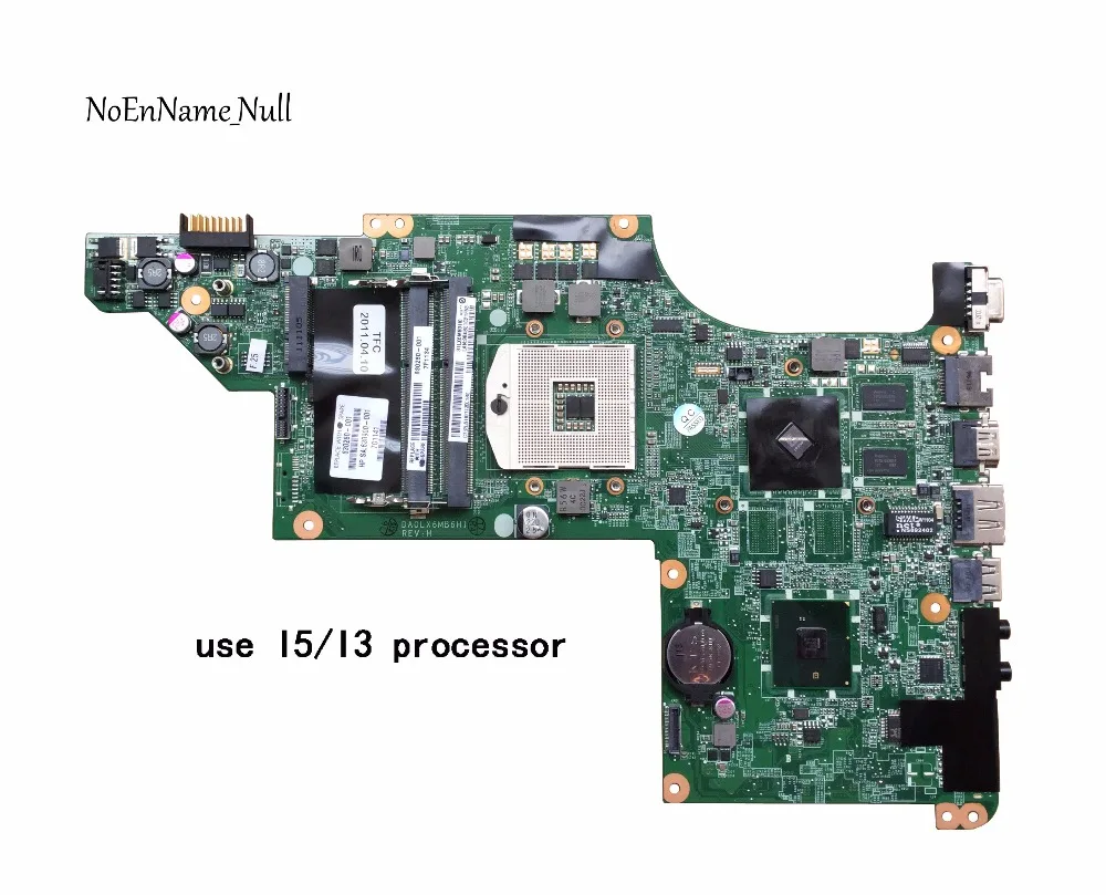 615280-001 DA0LX6MB6G1 DA0LX6MB6H1 Материнская плата для hp Pavilion DV6 DV6-3000 материнская плата, протестированная рабочая