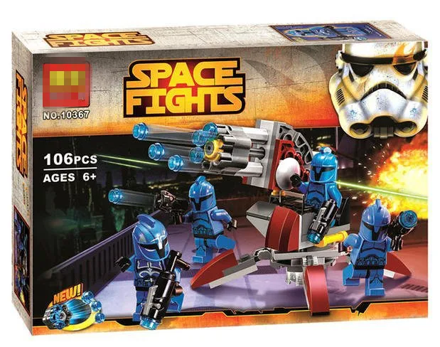 

10367 star wars lingly The Avengers Senate Commando Trooper Building Blocks Sets Bricks by baToys Compatible with
