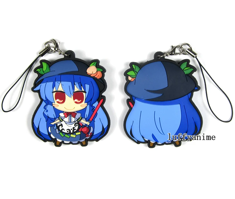 Аниме TouHou Project талисман резиновая подвеска Hinanai Tenshi Sukuna симмёмару Izayoi Сакуя аниме