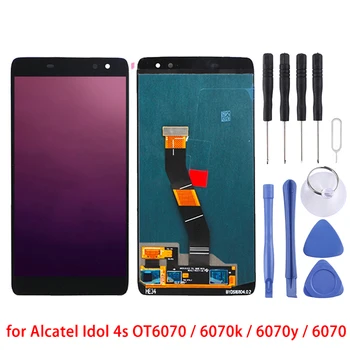 

5.5 inch for Alcatel Idol 4s LCD Screen and Digitizer Full Assembly for Alcatel Idol 4s OT6070 / 6070k / 6070y / 6070 Replacemen