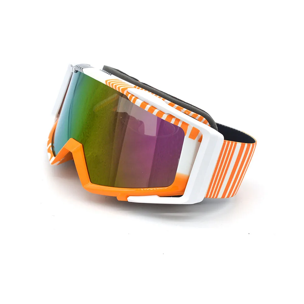 Evomosa взрослые очки для мотокросса мотоциклетные очки ATV очки цветные линзы разноцветная оправа лыжные очки для шлема бездорожья - Цвет: MG19 OS