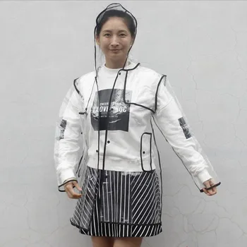 

Good Transparent Raincoat Women100%Eva 5 Col Transparent Raincoats,Rain Coat Men,Raincoat Women,Waterproof Rain Coat ,Raincoat