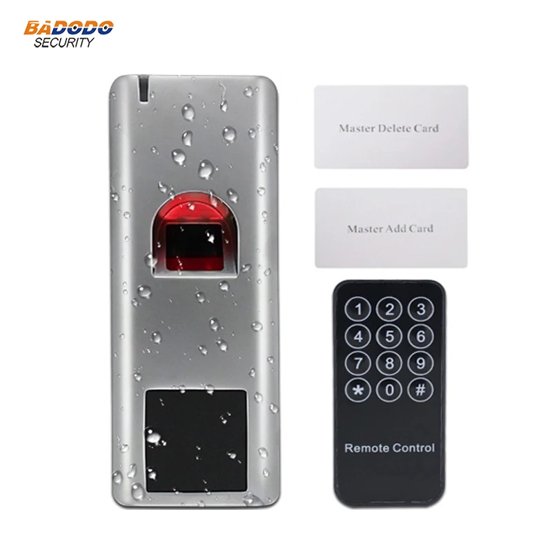 

Metal case IP66 Waterproof Fingerprint Standalone Access Control support 125KHz RFID EM Card wiegand output 3000 users capacity