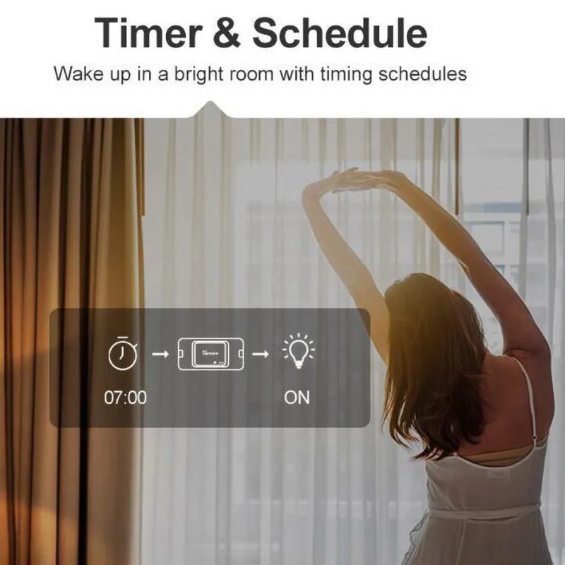 Для Sonoff BasicR3 Беспроводной Wi-Fi дистанционный переключатель освещения Голосовое управление и приложение дистанционное управление домашние переключатели приборов поддержка