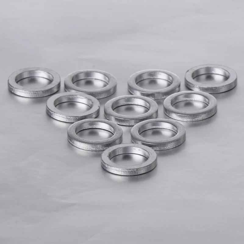 10Pcs 2mm Bicycle Chain Wheel Screw Washer Aluminum Spacer Double Change Single Chain Wheel Washer