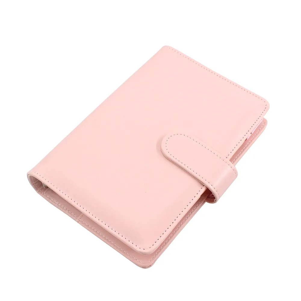 

A5 A6 PU Leather For Spiral Notebook Daily Weekly Monthly Calendar Writing Books For Filofax Planners Organizers with Pen Card