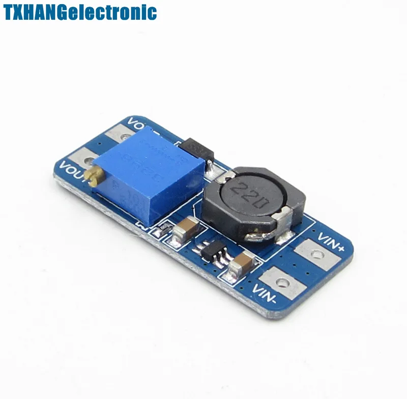 2 шт. MT3608 шаг вверх Мощность применить модуль усилителя DC V 24 2A для Arduino постоянного
