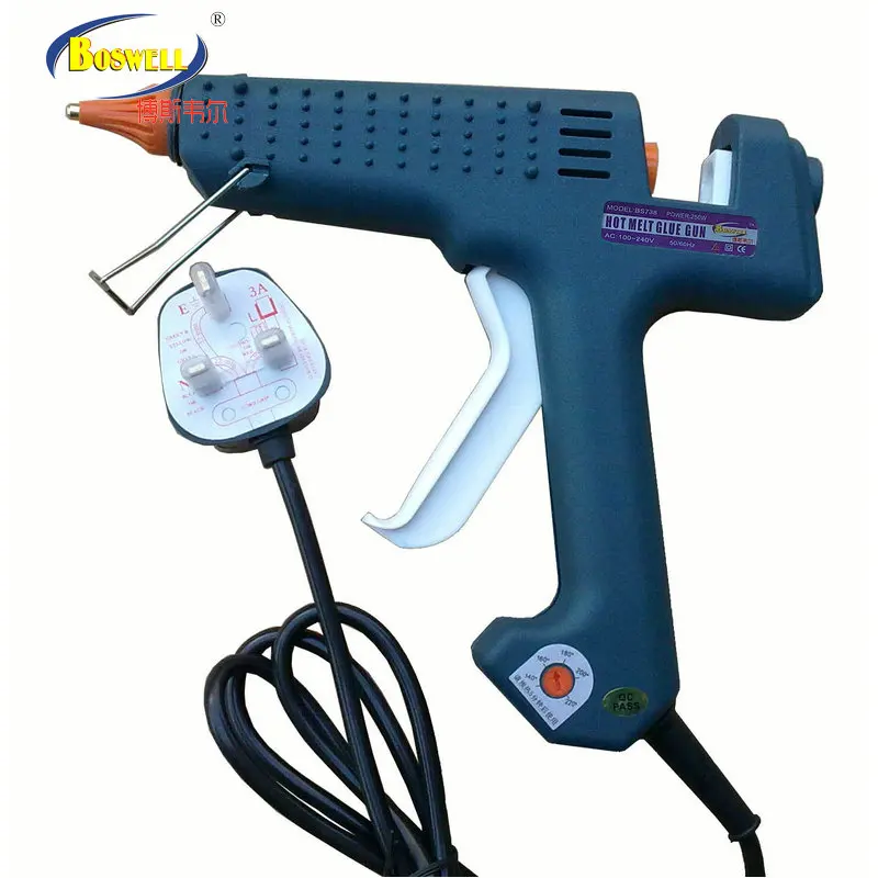 200 watt UK plug Temperature adjustment Hot melt glue gun,adhesive gun