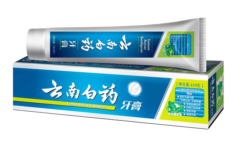 Юньнань Baiyao антигингивит зубная паста уход Подлинная 150 г китайские травяные Лекарственные ингредиенты для предотвращения язвы рта