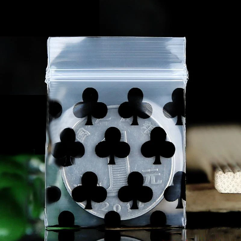 Печать Миниатюрные сливы Zip Lock Grip черный Пластиковая Упаковка Мешок Пищевые