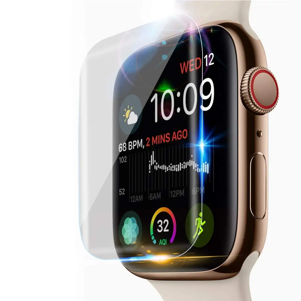 Защитное стекло для Apple Watch 5 4 44 мм 40 iWatch series 3 2 1 42 38 9D|Защита экрана часов| |