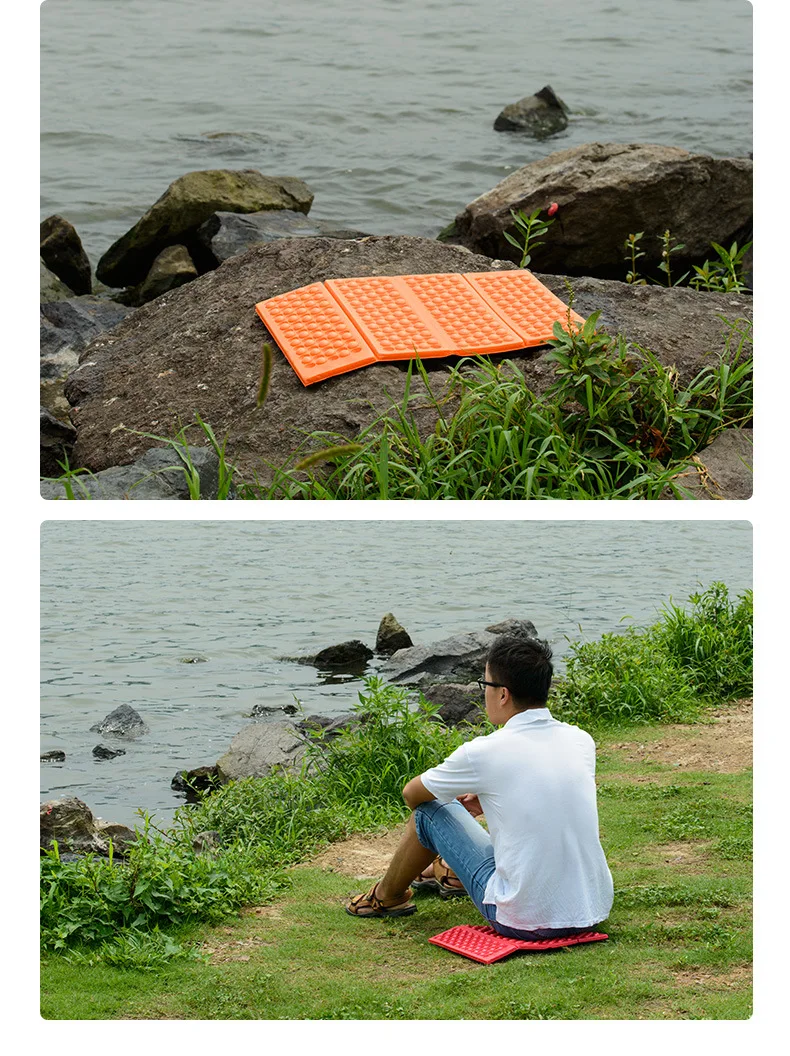 Naturehike Outdoor Ultralight Folding Camping Mat Foam Cushion Moistureproof Mattress Egg Slot Design Comfortable Sitting Pads