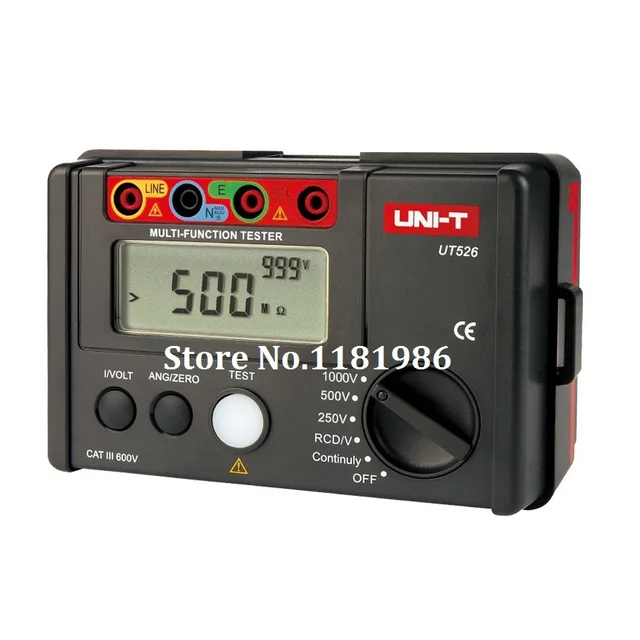 UNI T UT526 Multi Functional Electrical Insulation Tester Earth