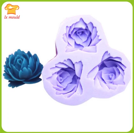

Mini resin flower pottery candy chocolate mold candy cake decoration mould