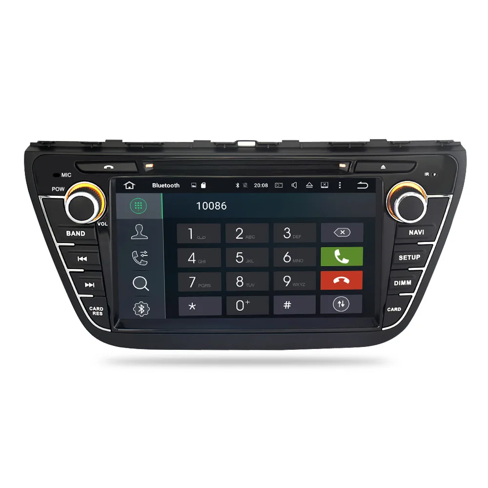 Ips экран Android 9,0 автомобильный Радио навигатор для Suzuki SX4 S-Cross dvd-плеер gps Мультимедиа wifi стерео головное устройство