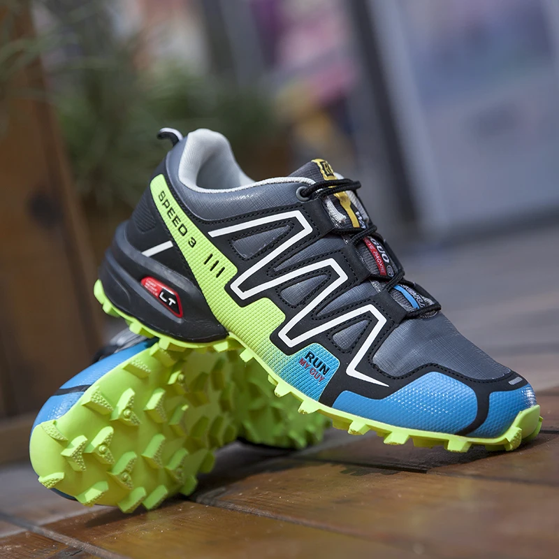 

HUMTTO Big Size 39-48 Hiking Shoes Men Skid Resistant Mountain Climbing Sneakers Men Summer Outdoor Sport Shoes Male Shoes Man