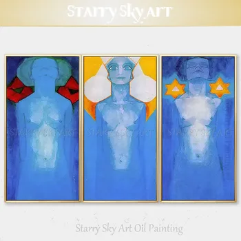 

Excellent Artist Hand-painted High Quality Mondrian Evolution Oil Painting on Canvas Reproduce Abstract Evolution Oil Painting