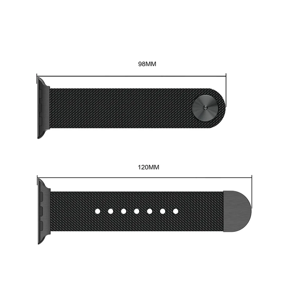 Ремешок для apple watch band 44 мм 40 мм iwatch band 42 мм 38 мм Миланская петля apple watch 5 4 3 2 Аксессуары для браслета из нержавеющей стали