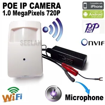 Hqcam 1080 P POE IP Камера Onvif 2.0 P2P plug and play мини ПИР мини POE Камера PIR Стиль движения детектор мини POE Камера