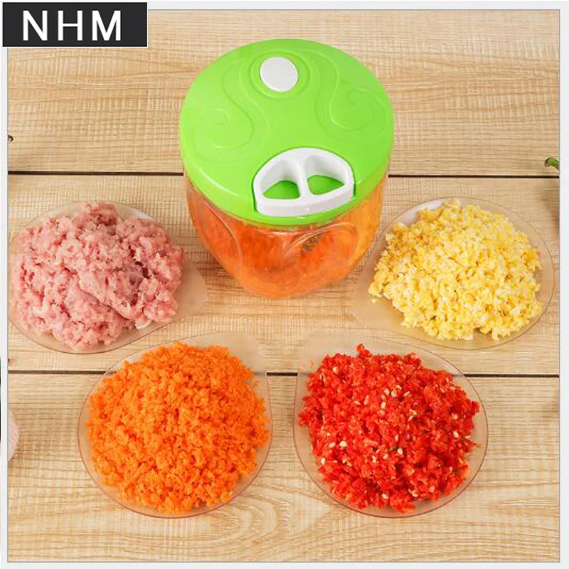 

NHM 1 pcs Multi function chopping machine big horn hand pull type multi function kitchen meat grinder auxiliary food processor