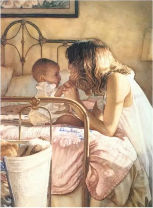 Diy Diamond Painting baby mother's Love Full Rhinestones Cross Stitch