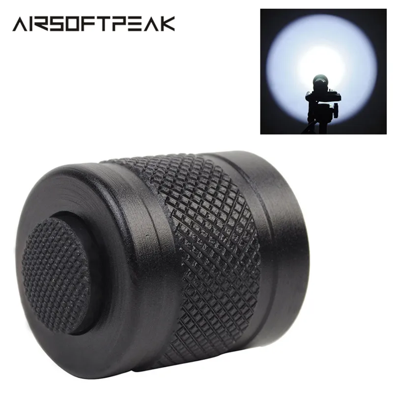 

Outdoor Click of Switch Push Button Press For Flashlight Durable Tactical Aluminium Tail Cap Light Fit for 6P 9P G2 P2X P2ZX P3X