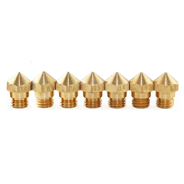 Best Offers 3D Printer M7 thread MK10 Nozzles for 1.75MM filament Wanhao Dupicator D4/I3/Dremel Makerbot 2 Best Offers 3D Printer M7 thread MK10 Nozzles for 1.75MM filament Wanhao Dupicator D4/I3/Dremel Makerbot 2