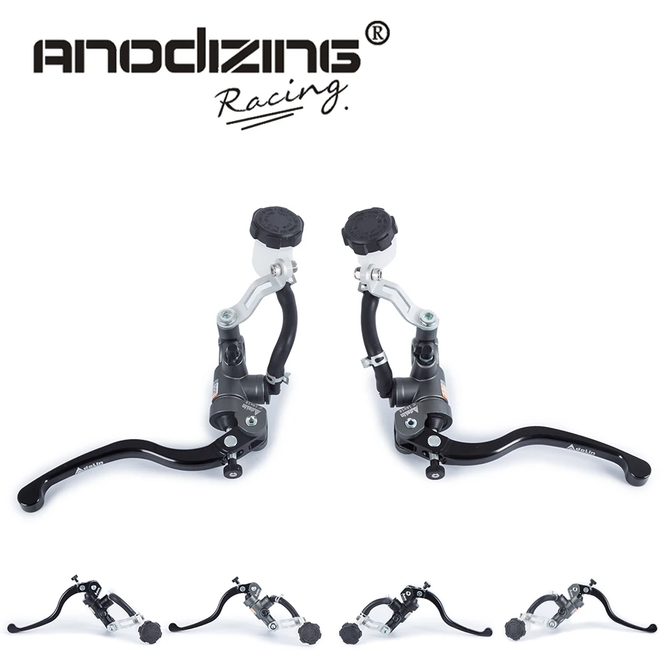 

Motorcycle 19X18 Brake Adelin Master Cylinder Hydraulic and 16x18 Clutch master cylinder FOR KAWASAKI Z1000 Z800