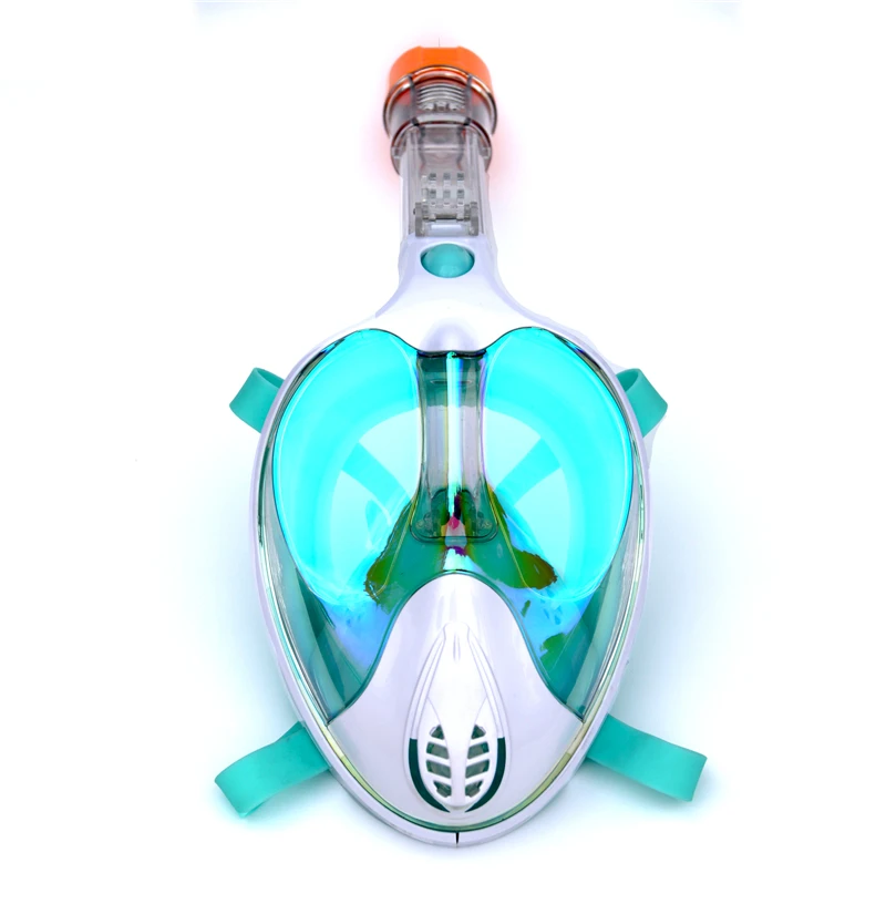 2018 Полное Лицо Маска для подводного плавания 180 вид анти-туман Анти-утечка трубка акваланг подводный дайвинг маска