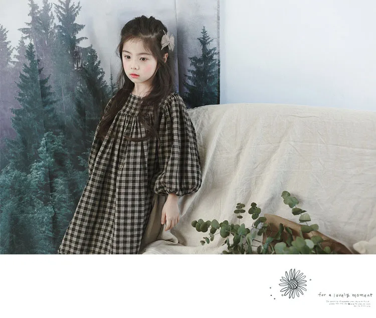 school cotton ruffles plaid princess dress for girls kids clothes autumn 2017 lantern sleeve dress for girl children clothing 4 5 6 7 8 9 10 11 12 13 14 15 years little big teenage girls autumn dress for kids girls 2017 (15)