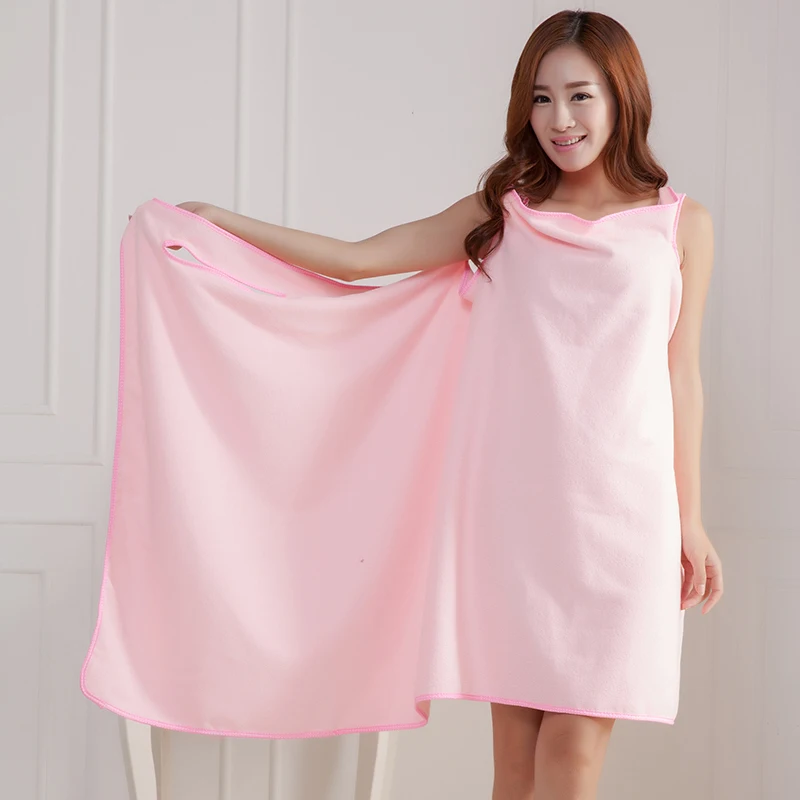 Microfiber Fabric Ladies Bath Towel Wrap Skirt Beach Bathrobe Can Be Worn With Suspender Super Absorbent | Дом и сад