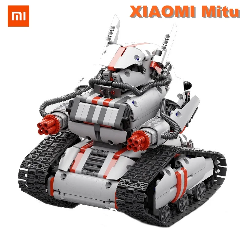 

Genuine XIAOMI Mitu DIY Bluetooth 4.0 Programable Blocks Smart Intelligent Track Robot Kit Support Smartphone Phone Control Toys