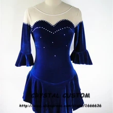 Платья для фигурного катания для девочек; новое модное Брендовое платье для соревнований; Фигурное катание на льду; детское платье; DR3526