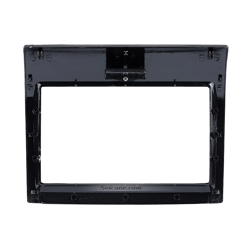 Seicane Black 2 Din Car Radio Fascia Double Din Indash Fitting Mount Kit Adapter DVD Player Frame Panel For 2011 FIAT DUCATO