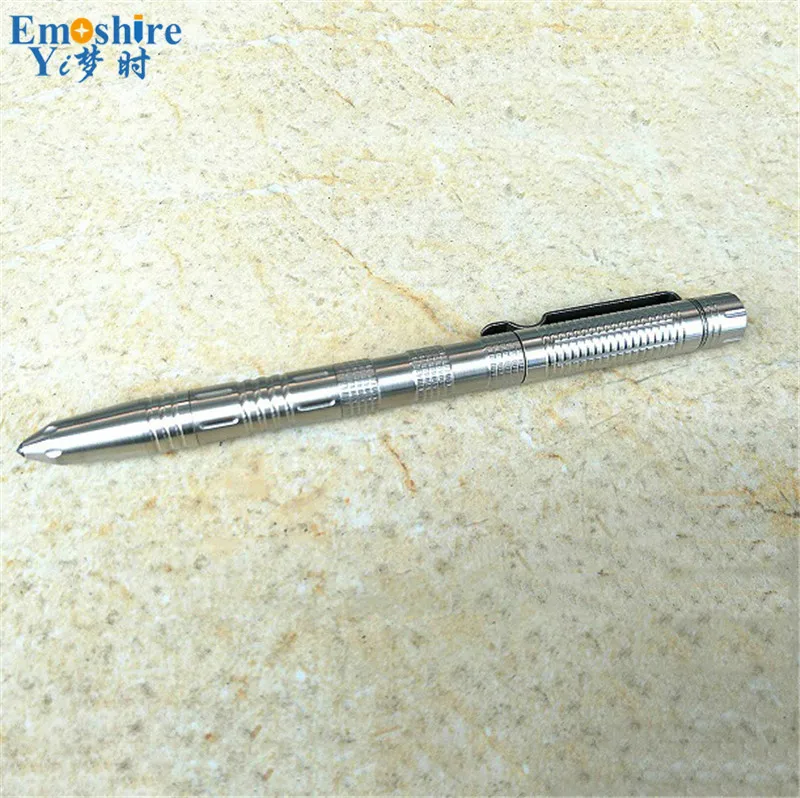 Emoshire Ballpoint Pen With LED flashlight tungsten steel head stainless steel tactical pen outdoor self - defense multi - functional defense equipment supplies (6)