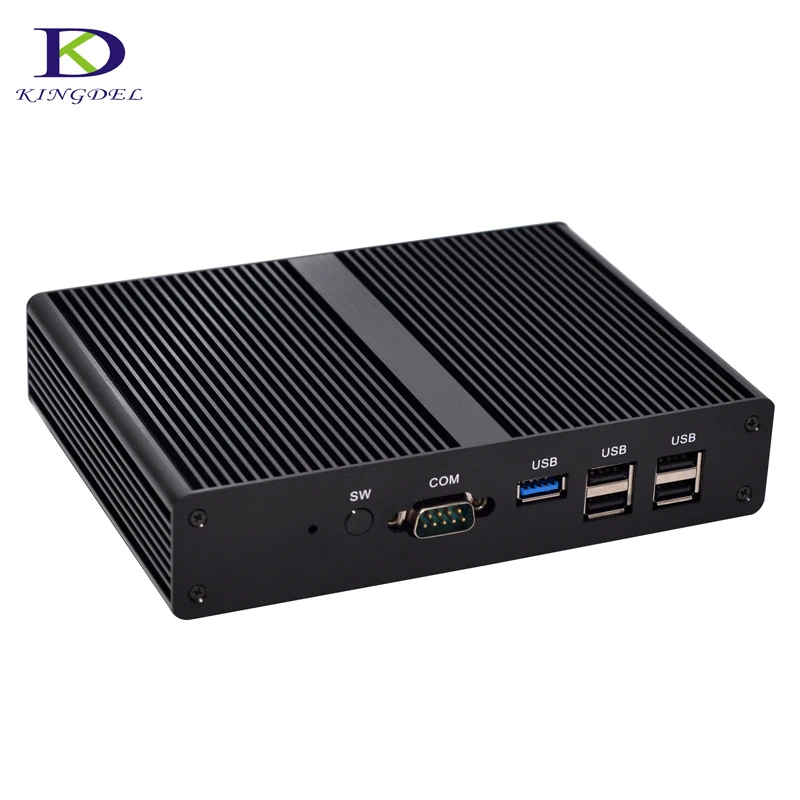 Quad core J1900 безвентиляторный мини-ПК Intel HD Графика nuc windows 7 HDMI VGA USB3.0 до 2,42 ГГц неттоп компьютер Малый для рабочего стола